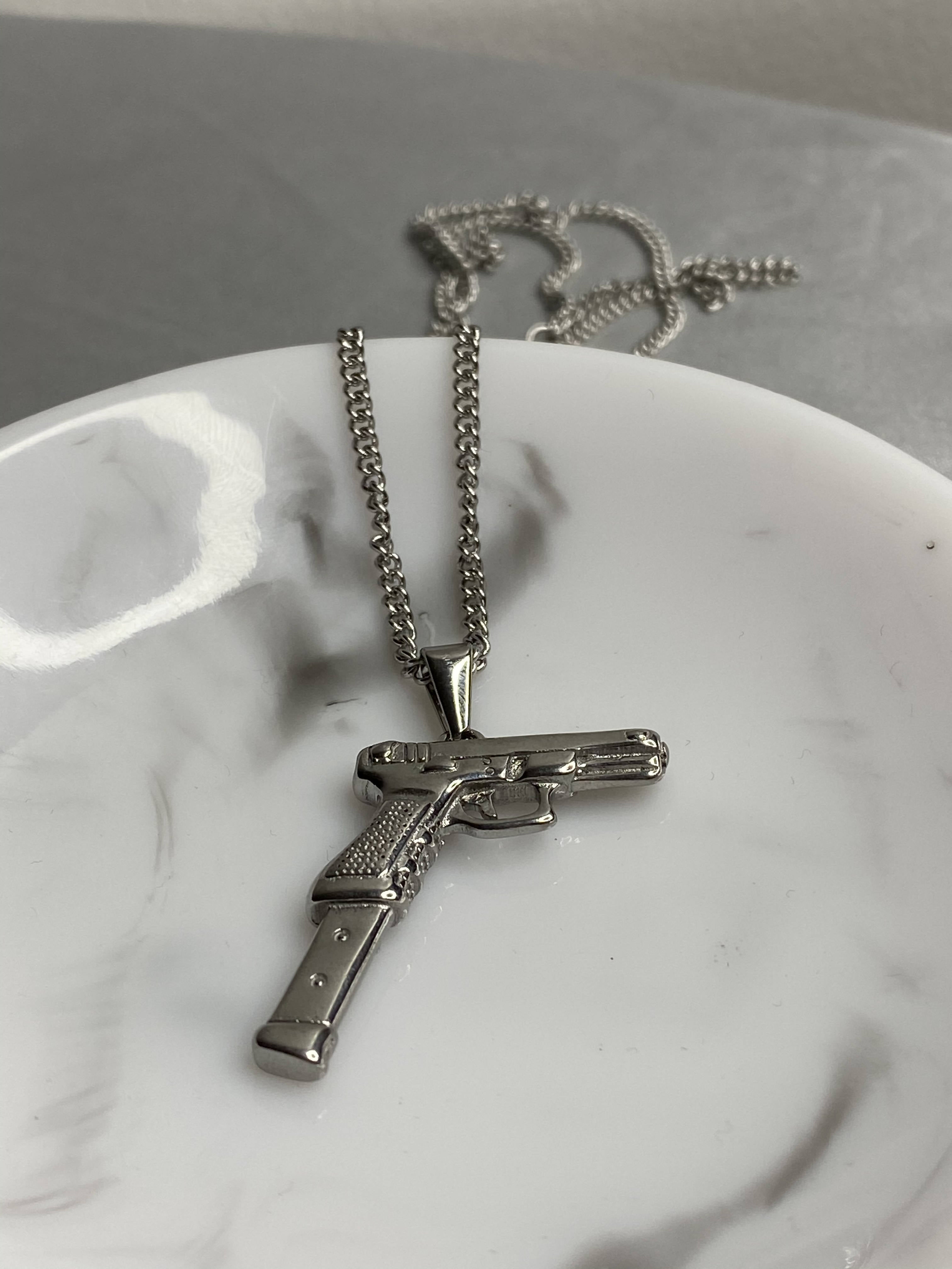 EXTENDED MAG PISTOL NECKLACE