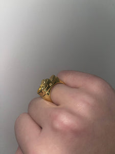 Gold lighter ring